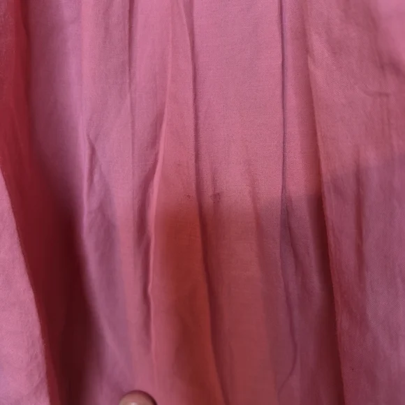 Talbots Pink A-Line Pleated Midi Skirt Size 14 - Picture 3 of 9